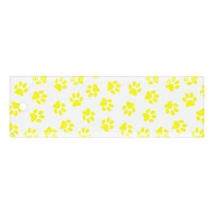 Pattern Of Paws, Dog Paws, Yellow Paws Ruler