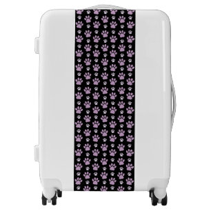 Pattern Of Paws, Lilac Paws, Dog Paws, Paw Prints Luggage