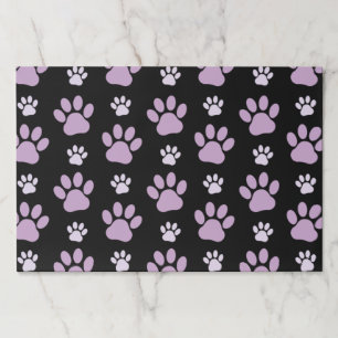 Pattern Of Paws, Lilac Paws, Dog Paws, Paw Prints Paper Pad