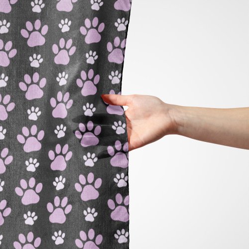 Pattern Of Paws Lilac Paws Dog Paws Paw Prints Scarf