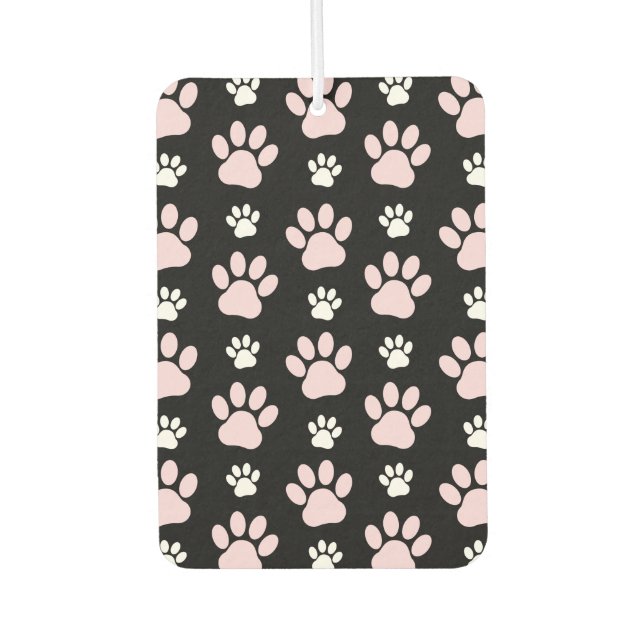 Pattern Of Paws, Pink Paws, Dog Paws, Animal Paws Air Freshener (Front)