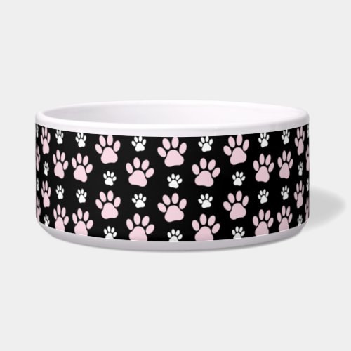 Pattern Of Paws Pink Paws Dog Paws Animal Paws Bowl