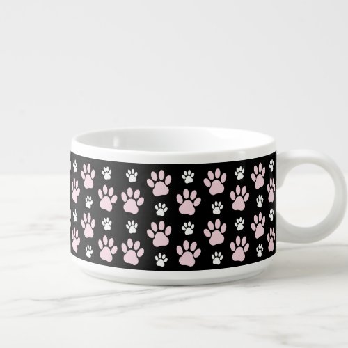 Pattern Of Paws Pink Paws Dog Paws Animal Paws Bowl