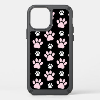 Pattern Of Paws, Pink Paws, Dog Paws, Animal Paws Speck iPhone 12 Case