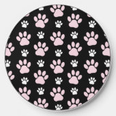 Pattern Of Paws, Pink Paws, Dog Paws, Animal Paws Wireless Charger (Front)
