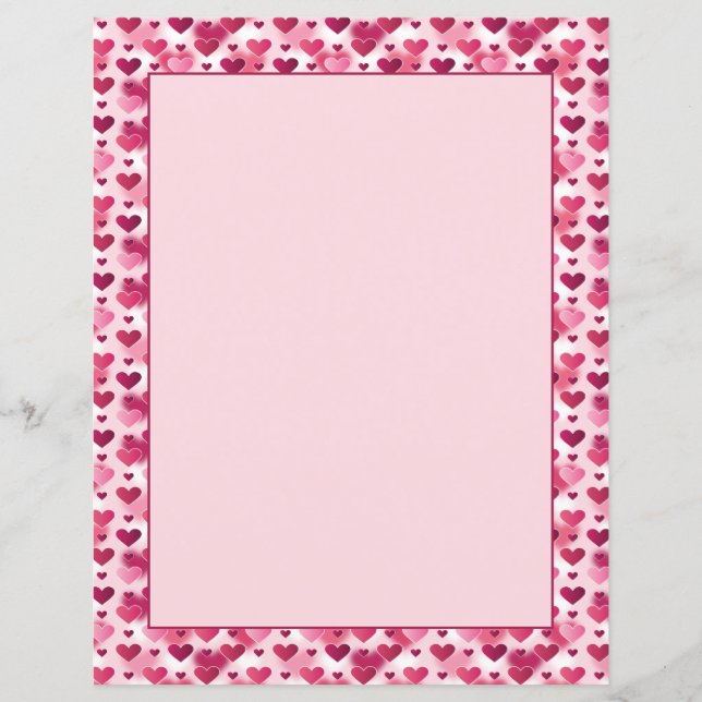 Pattern Of Pink Hearts (Front)