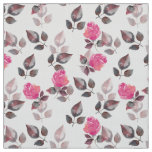 Pattern of pink roses fabric