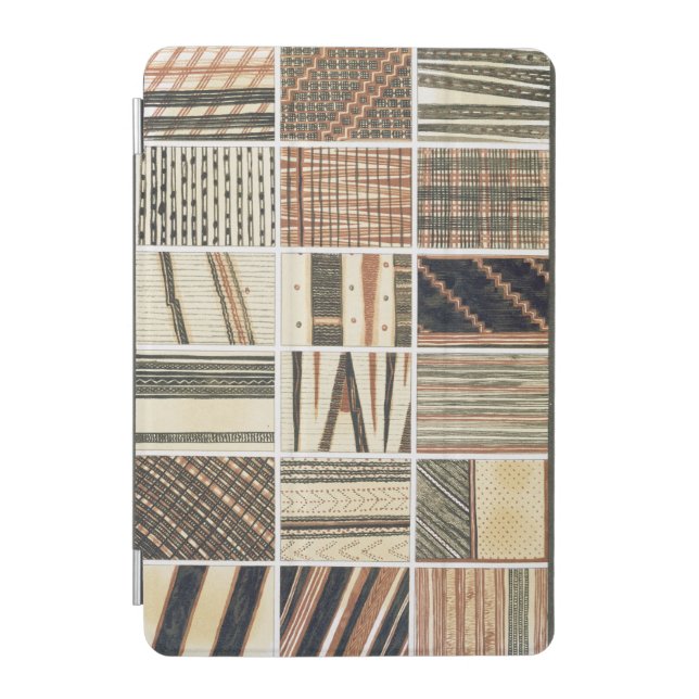 Pattern of Polynesian tapa from Cook's iPad Mini Cover (Front)