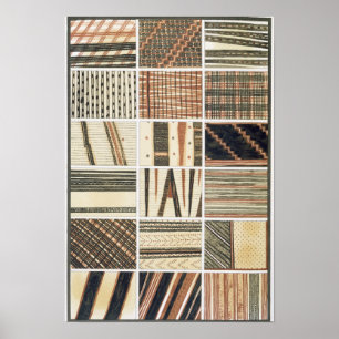 Pattern of Polynesian tapa from Cook's Poster