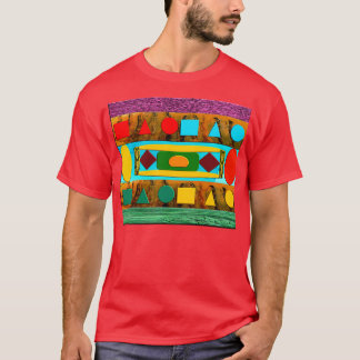 Pattern of shapes and warm materials filled with l T-Shirt