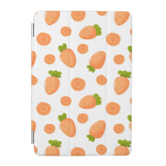 Pattern of small carrots and slices iPad mini cover