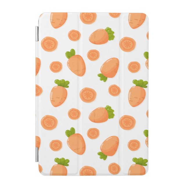 Pattern of small carrots and slices iPad mini cover (Front)
