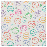 pattern of smiles fabric