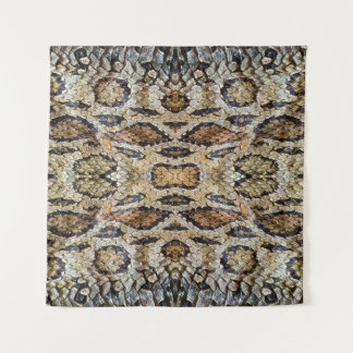 pattern of snake skin. Vintage animal print Tapestry