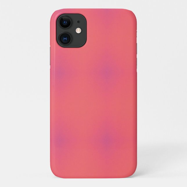 Pattern of Soft Pink & Purple Case-Mate iPhone Case (Back)
