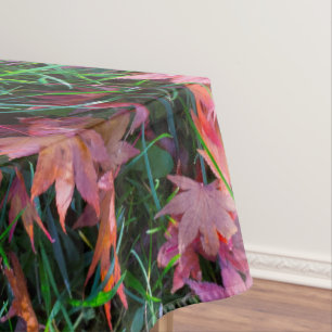 Pattern of the falling leaves tablecloth