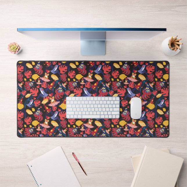 Pattern Of The Lovers Frogs Desk Mat (Office 1)