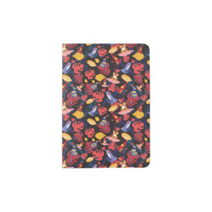 Pattern Of The Lovers Frogs Passport Holder