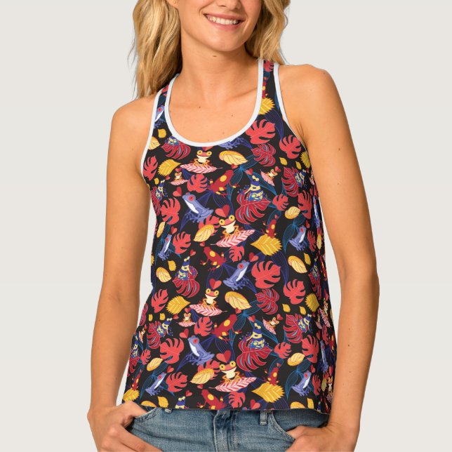 Pattern Of The Lovers Frogs Tank Top (Front)
