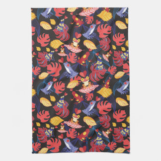 Pattern Of The Lovers Frogs Towel