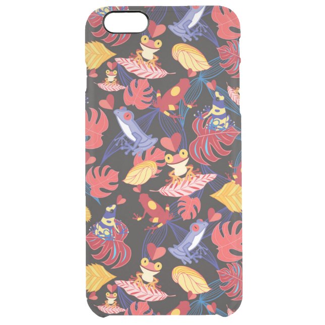 Pattern Of The Lovers Frogs Uncommon iPhone Case (Back)