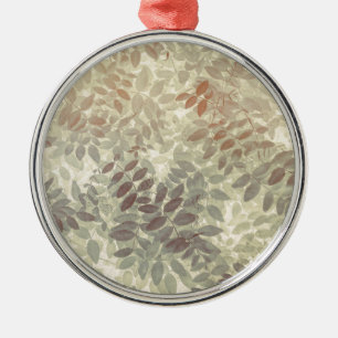 Pattern of Vetch Leaves San Juan Islands, WA Metal Ornament