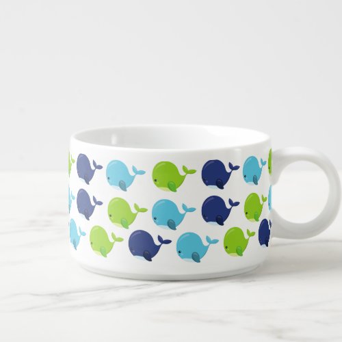 Pattern Of Whales Cute Whales Sea Animals Bowl