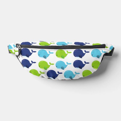 Pattern Of Whales Cute Whales Sea Animals Fanny Pack