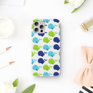 Pattern Of Whales, Cute Whales, Sea Animals iPhone 17 Case