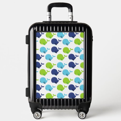 Pattern Of Whales Cute Whales Sea Animals Luggage