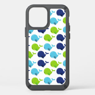 Pattern Of Whales, Cute Whales, Sea Animals Speck iPhone 12 Case