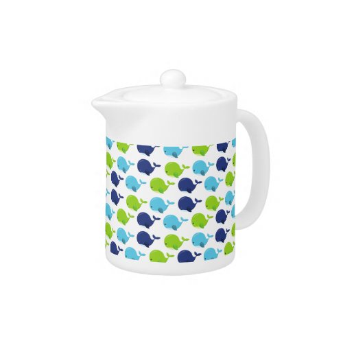 Pattern Of Whales Cute Whales Sea Animals Teapot