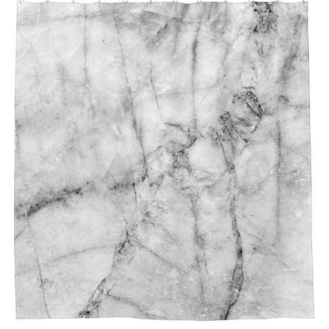 Pattern on the white marble floor texture and back shower curtain (Front)