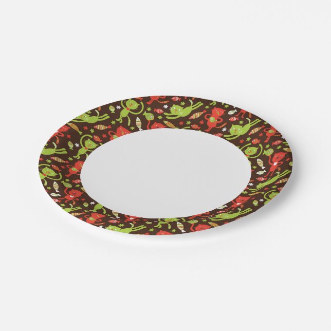 pattern paper plates (Angled)