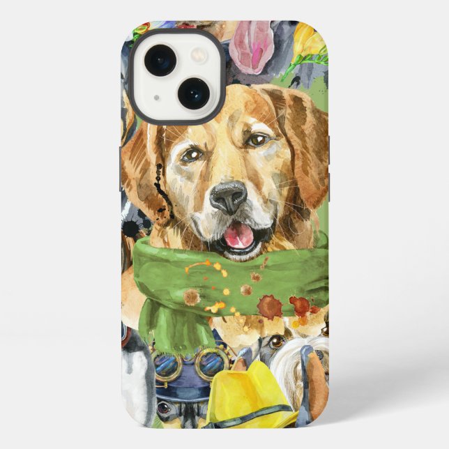 Pattern Pets Dogs Animals Lover      Iphone Case (Back)