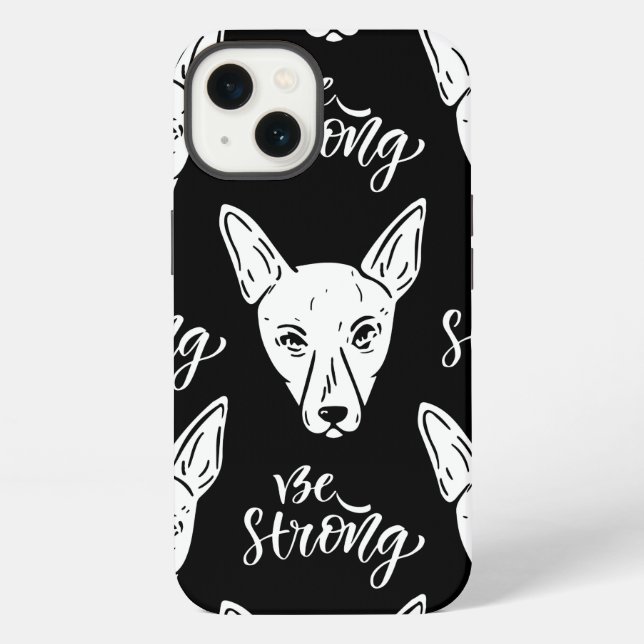 Pattern Pets Strong Dogs Lover     Iphone Case (Back)