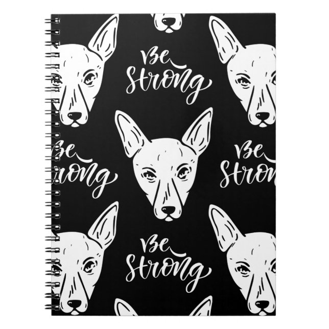 Pattern Pets Strong Dogs Lover    Notebook (Front)