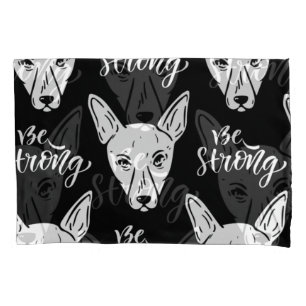 Pattern Pets Strong Dogs Lover    Pillow Case