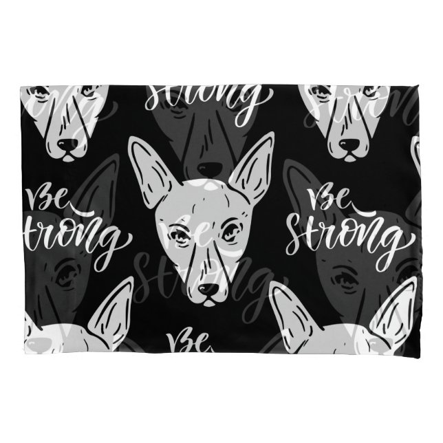 Pattern Pets Strong Dogs Lover    Pillow Case (Front-Left)