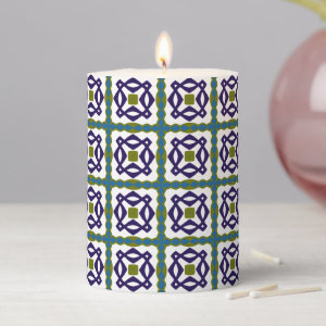 Pattern Pillar Candle