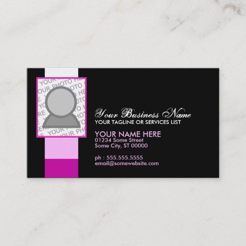 pattern pillow business card template