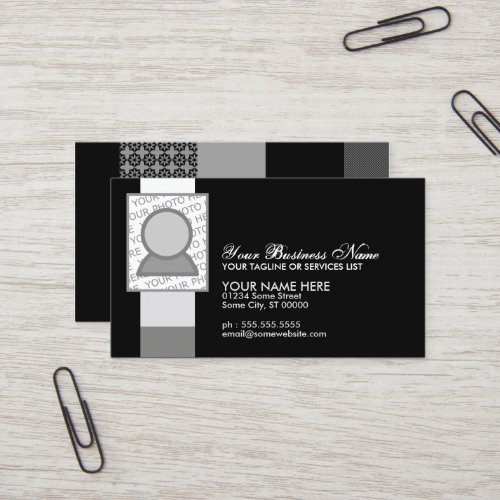 pattern pillow business cards