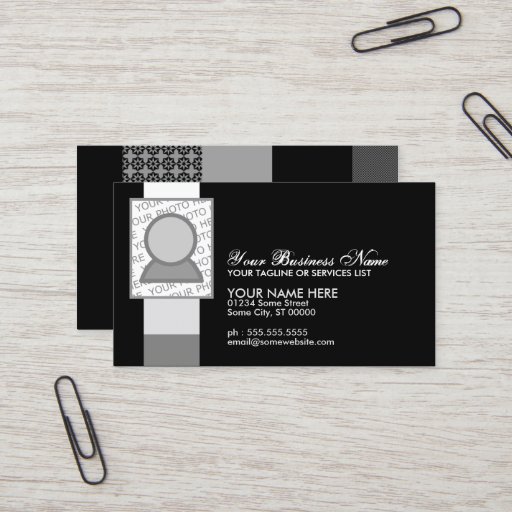 Customizable pattern pillow business cards