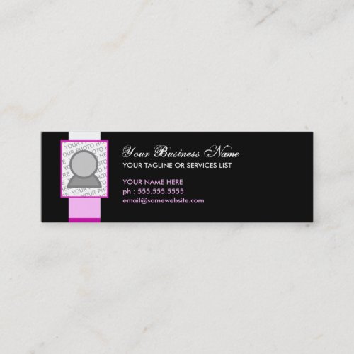 pattern pillow business card template