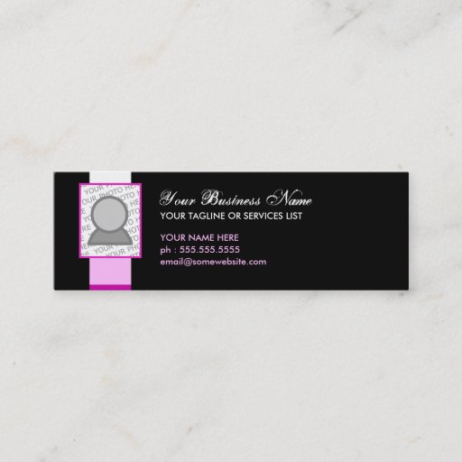 Customizable pattern pillow business card template