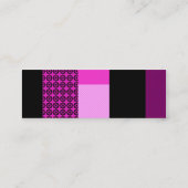 pattern pillow mini business card (Back)