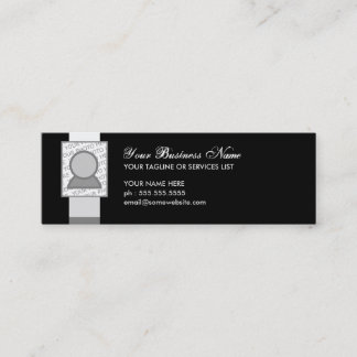 pattern pillow mini business card