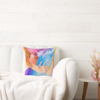 Pattern/Pillow/Watercolor/Retro/Art/Modern/Design Throw Pillow