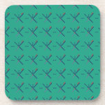 Pattern Portland Airport carpet Beverage Coaster