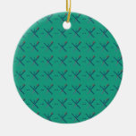 Pattern Portland Airport carpet Ceramic Ornament